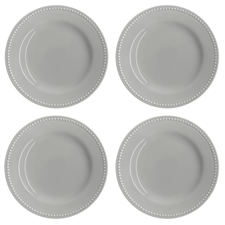 Dots 浮雕圆点 系列餐具 小号平盘_22cm_四件套装  - 灰色 - Scandi Living