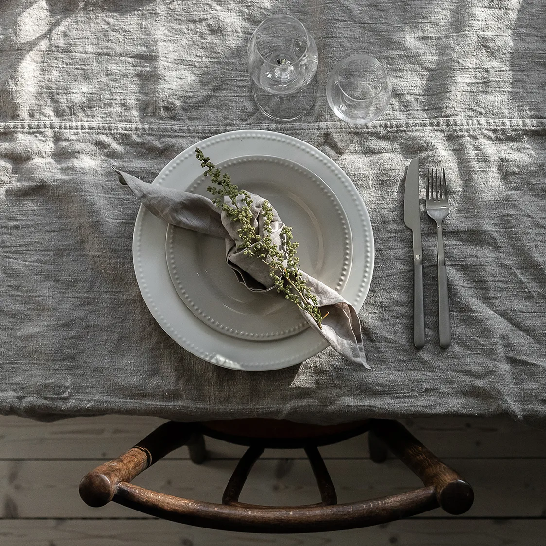 Dots 浮雕圆点 系列餐具 小号平盘_22cm_四件套装 , 米色 Scandi Living