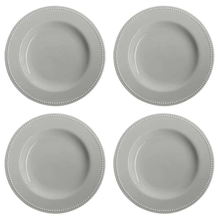 Dots 浮雕圆点 系列餐具 大号平盘_28cm_四件套装  - 灰色 - Scandi Living