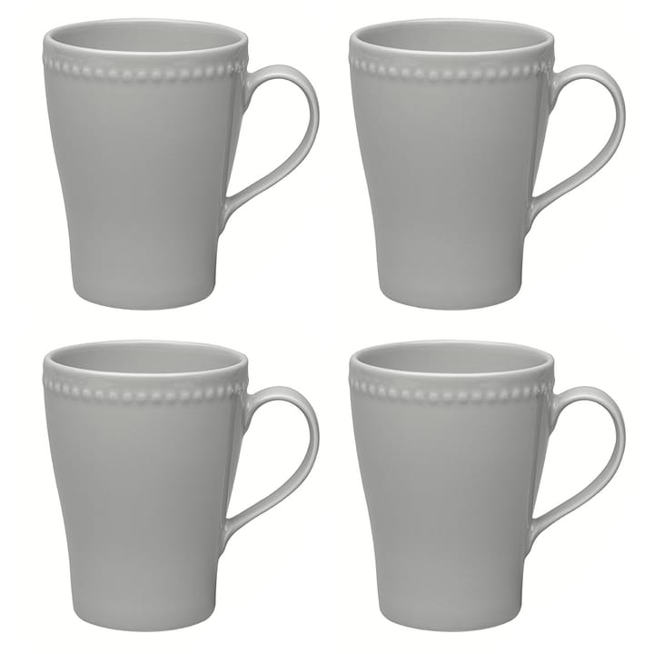 Dots 浮雕圆点 系列餐具 马克杯_350ml_四件套装  - 灰色 - Scandi Living