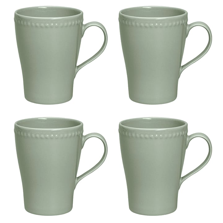 Dots 浮雕圆点 系��列餐具 马克杯_350ml_四件套装  - 绿色 - Scandi Living