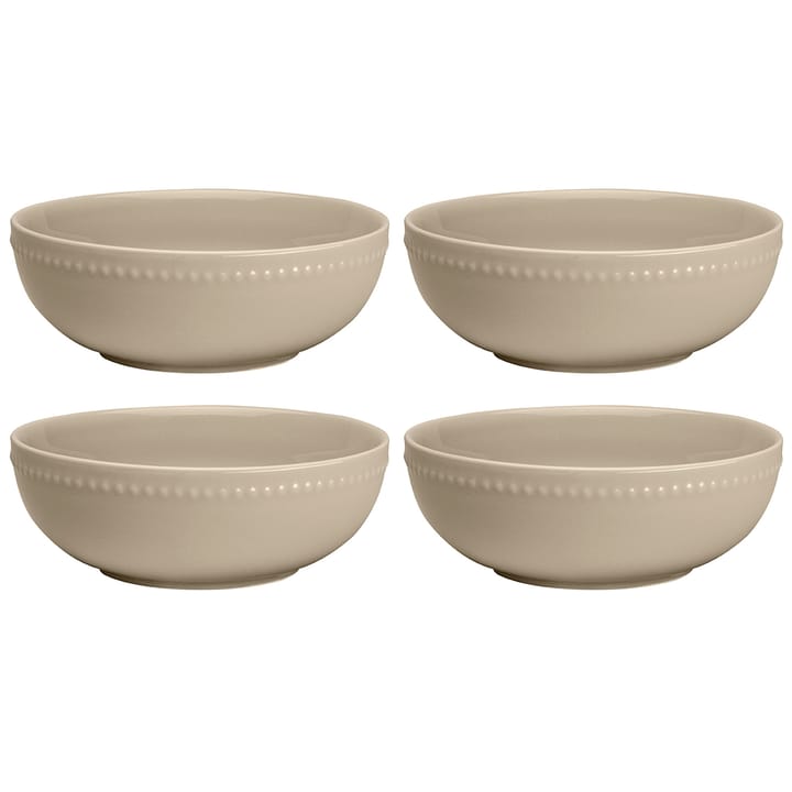 Dots 浮雕圆点 系列餐具 早餐碗_600ml_四件套装  - 米色 - Scandi Living