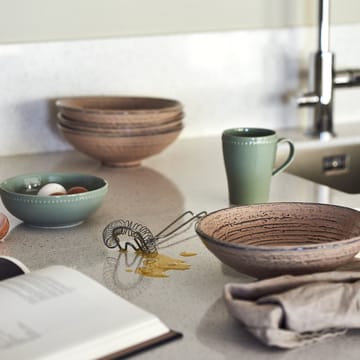 Dots 浮雕圆点 系列餐具 早餐碗_600ml_四件套装  - 绿色 - Scandi Living