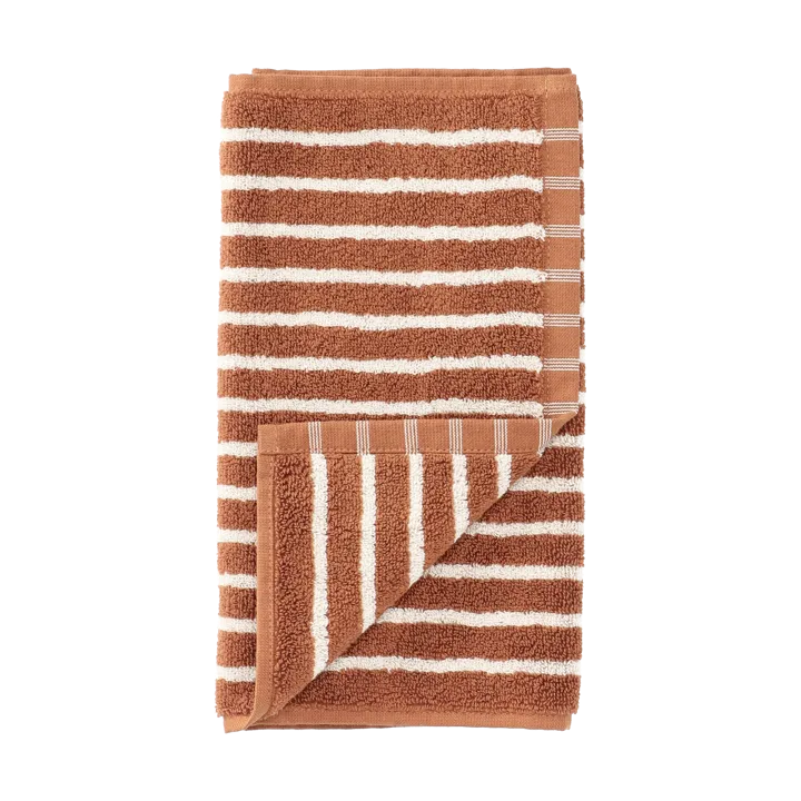 漫游系列 Drift 毛巾 30x50 cm - 棕白 - Scandi Living