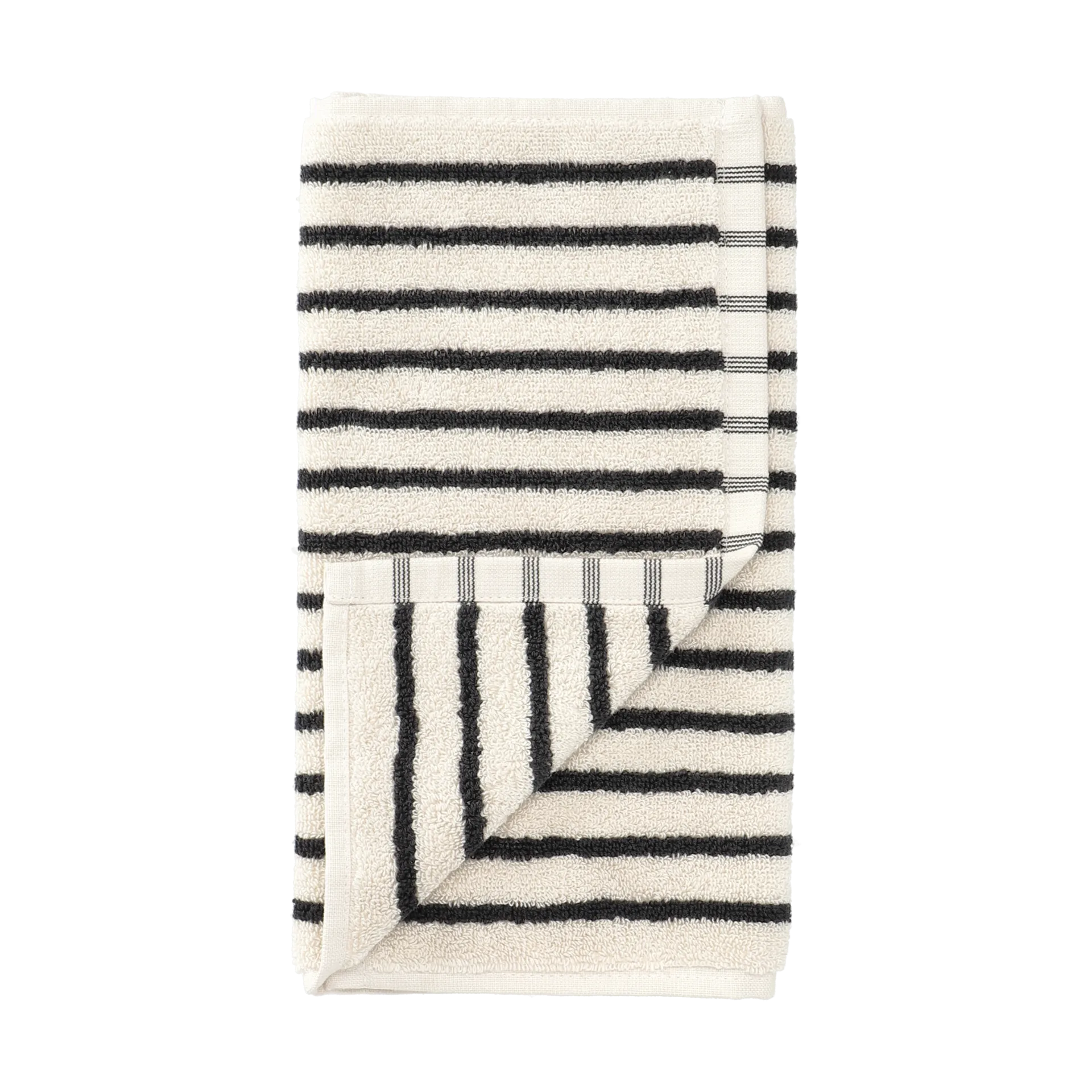 Drift 毛巾30x50cm, 白色_黑色 Scandi Living