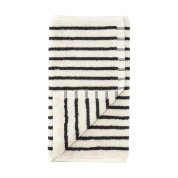 Drift 毛巾30x50cm - 白色_黑色 - Scandi Living