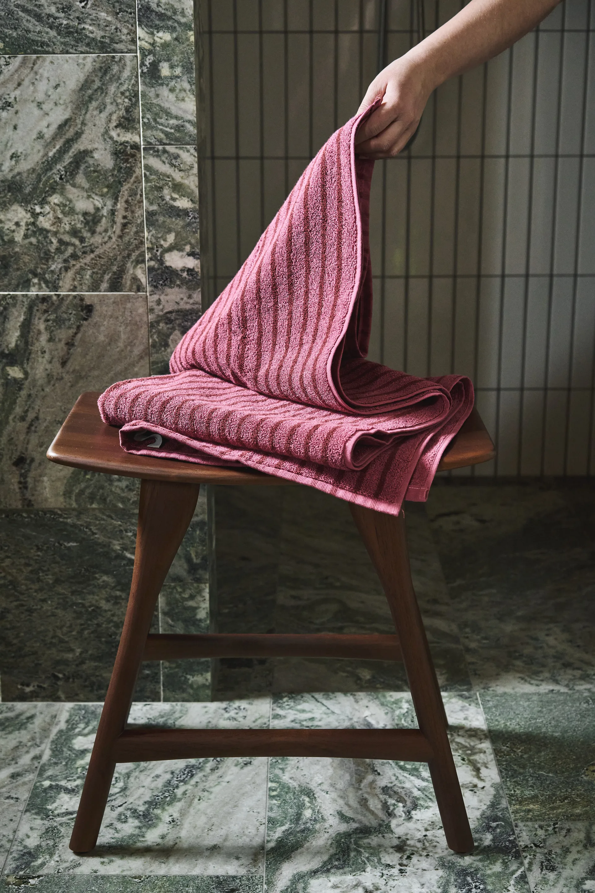 漫游系列 Drift 毛巾 50x70 cm, 粉红 Scandi Living