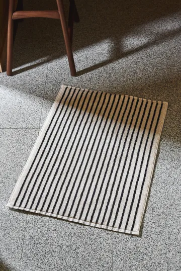漫游系列 Drift 浴室地垫 50x70cm - 黑白相间 - Scandi Living