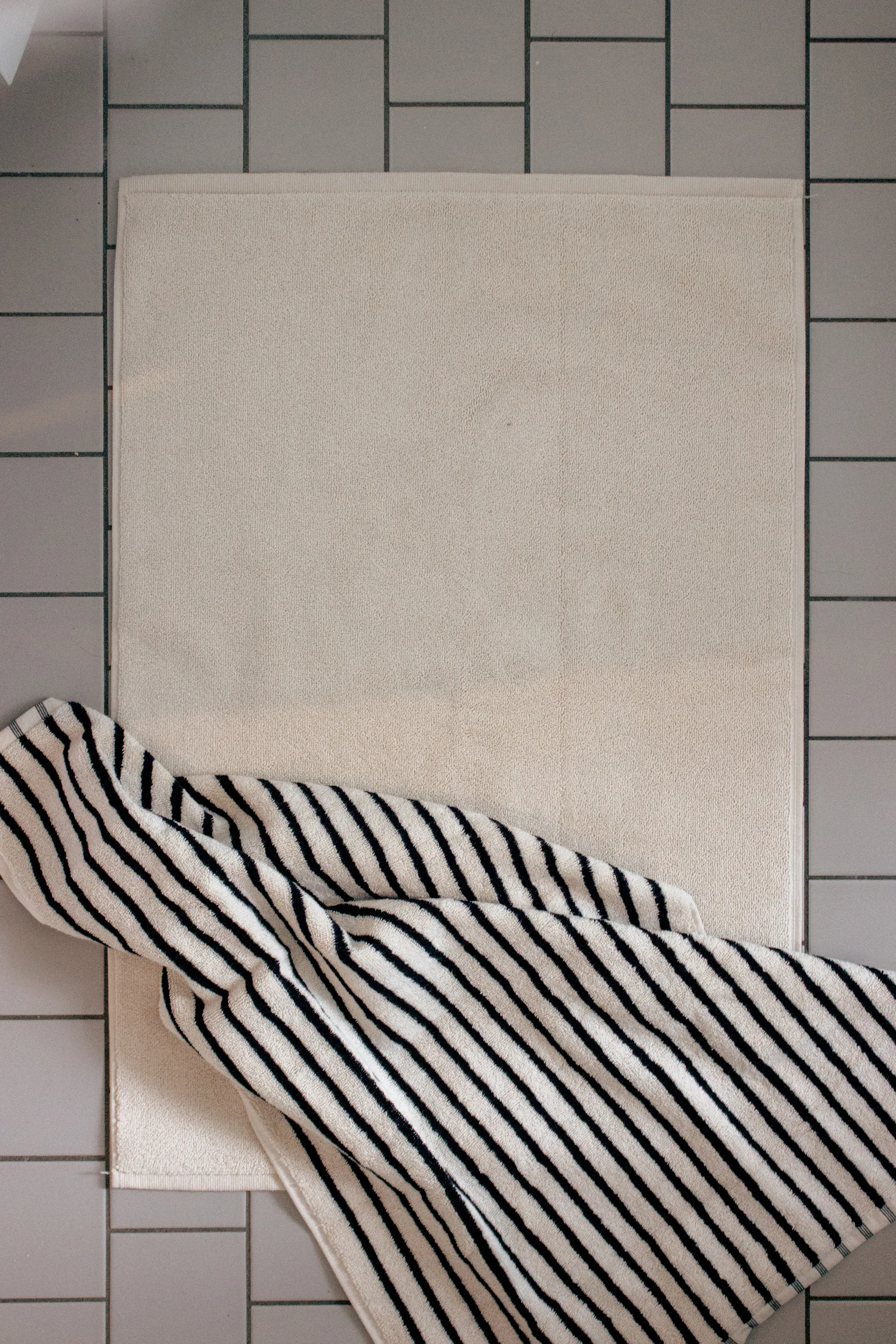 Drift 北欧有机棉浴室地垫50x70cm, 白色 Scandi Living