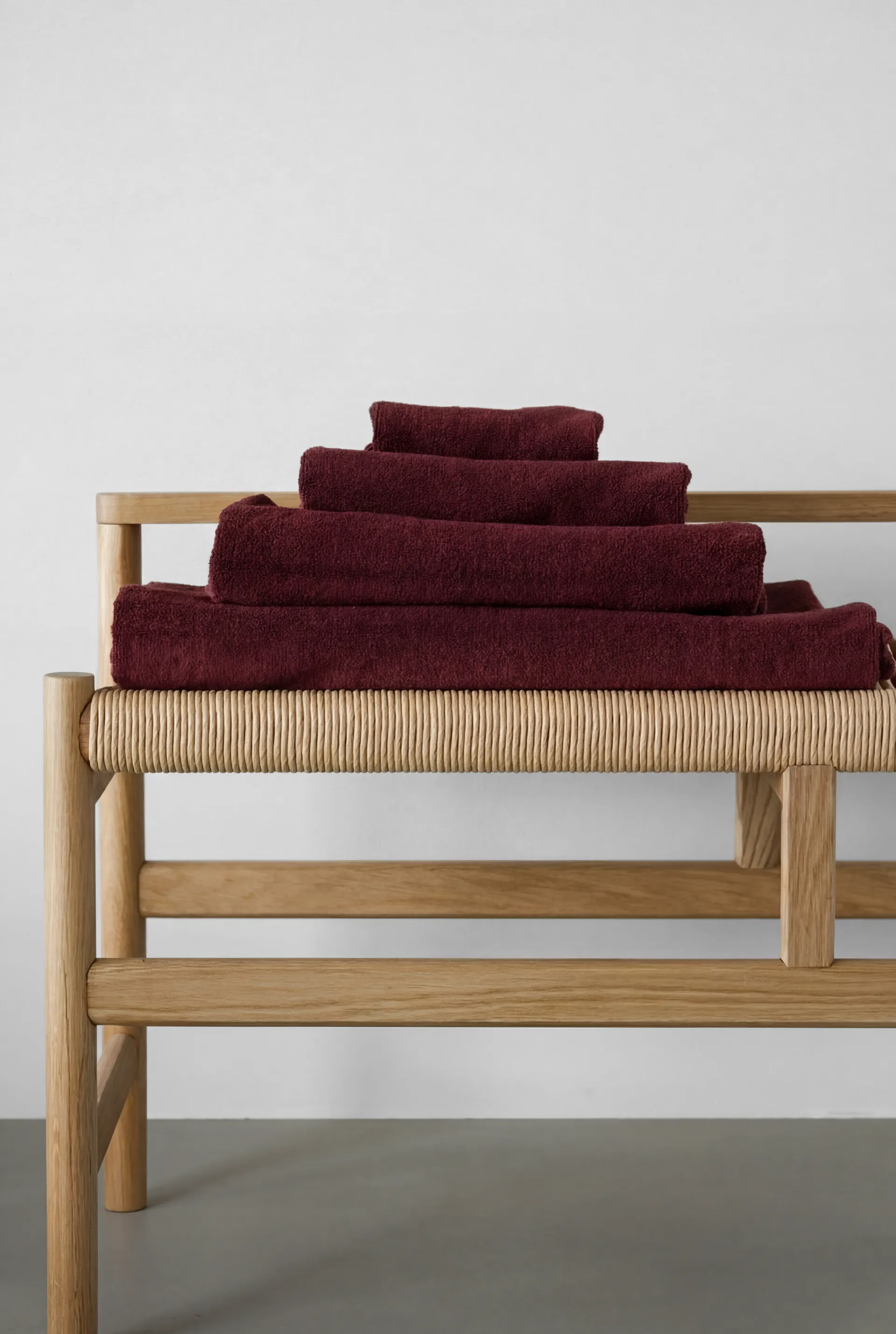 Drift 北欧有机棉毛圈浴巾70x140cm, 红色 Scandi Living