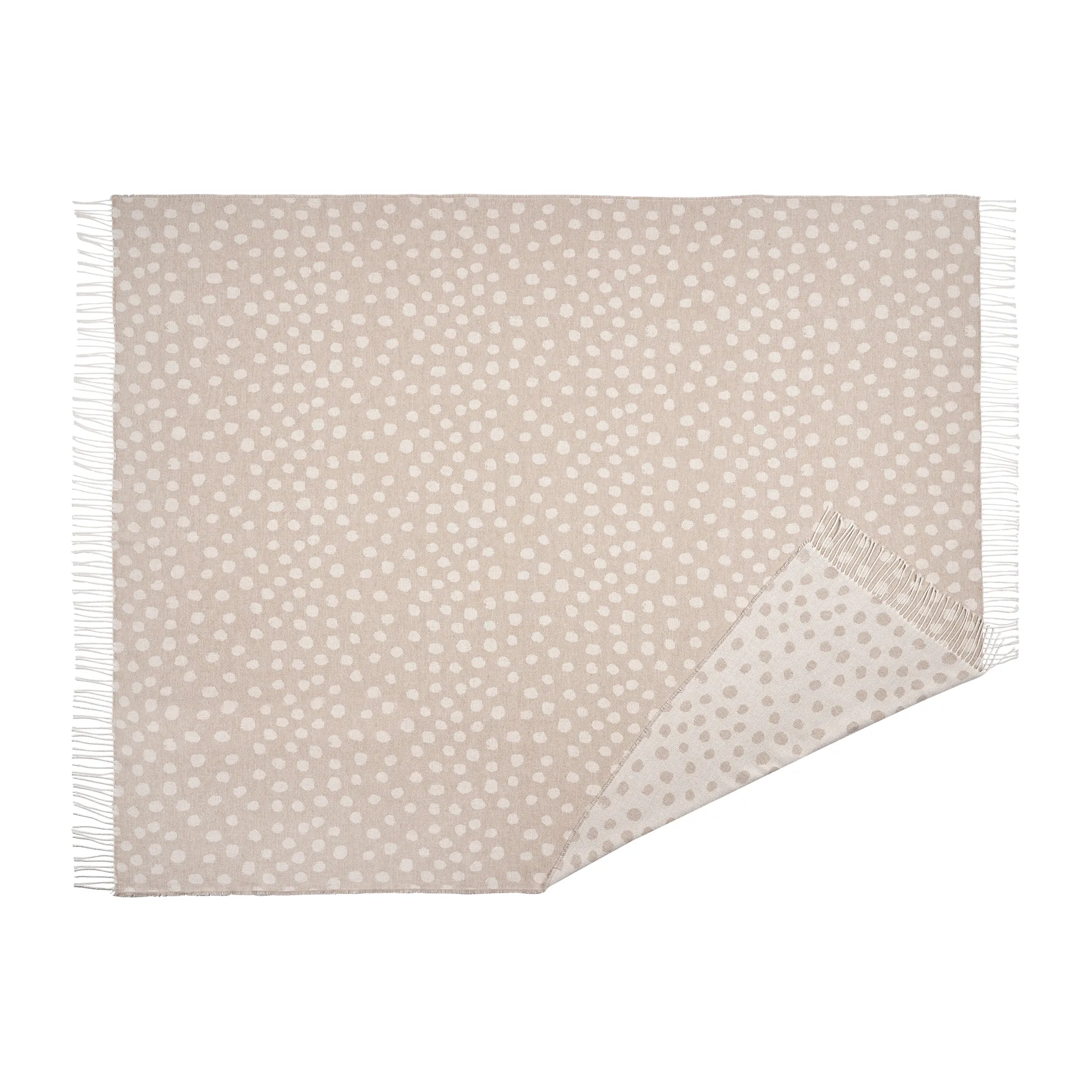 Droplets cotten 毯子  130x185 cm, 米色 Scandi Living
