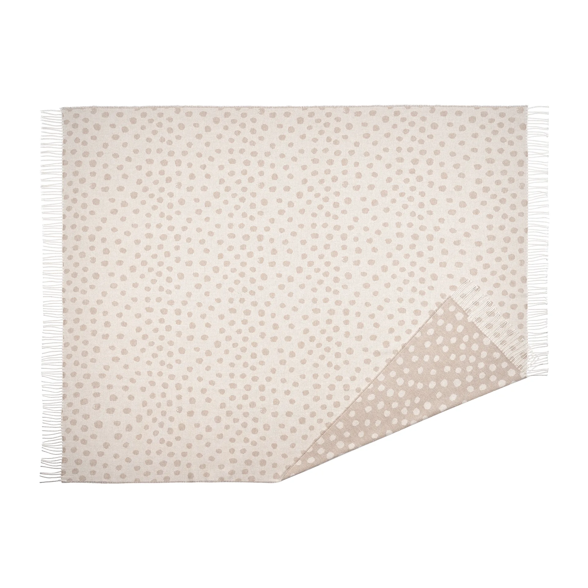 Droplets cotten 毯子  130x185 cm, 米色 Scandi Living