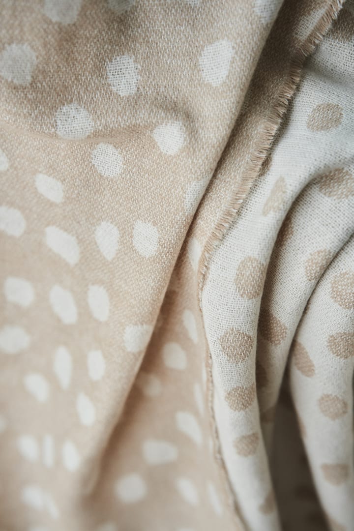 Droplets cotten 毯子  130x185 cm, 米色 Scandi Living