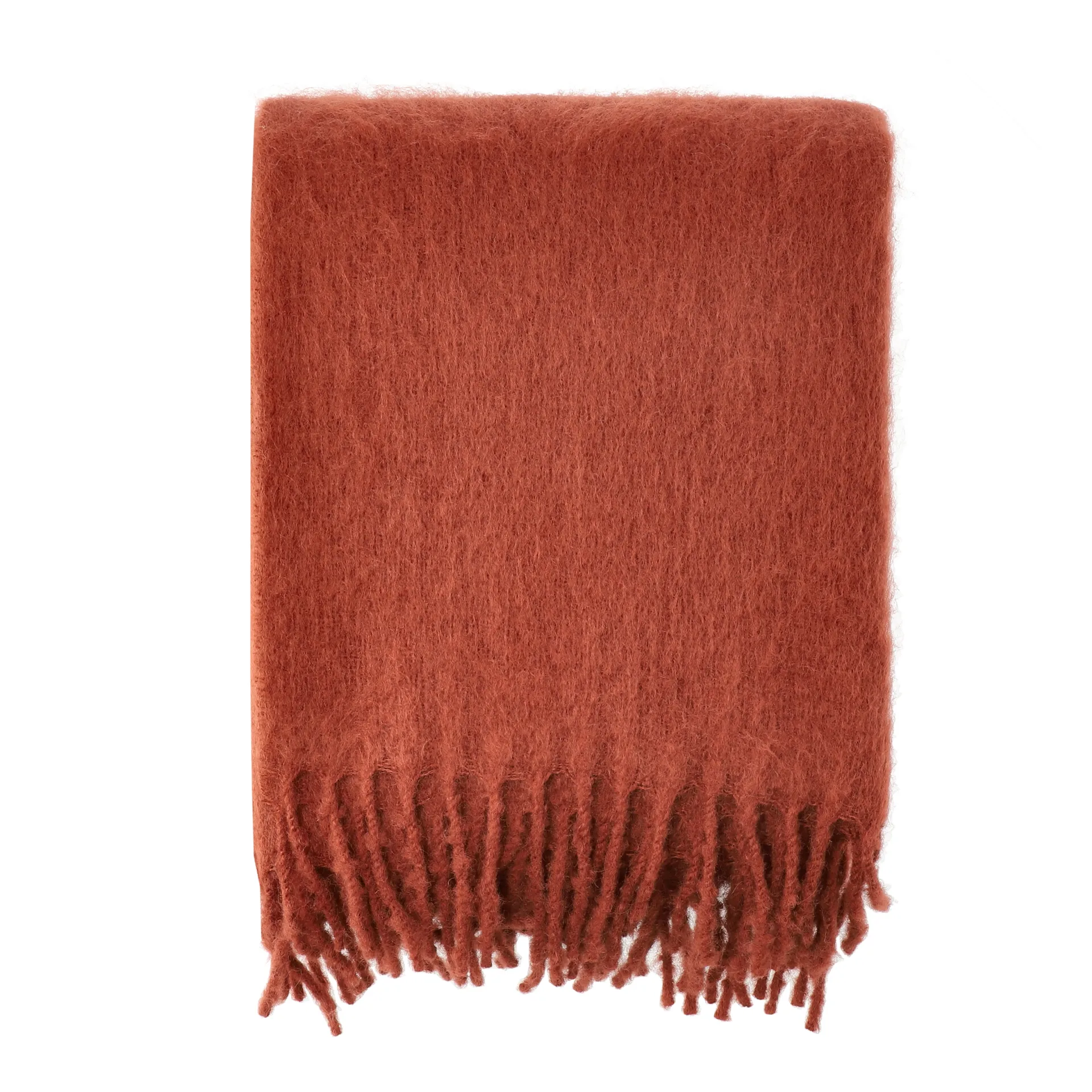 Dune mohair 沙丘系列毛毯 130x170 cm, 土黄赭 Scandi Living