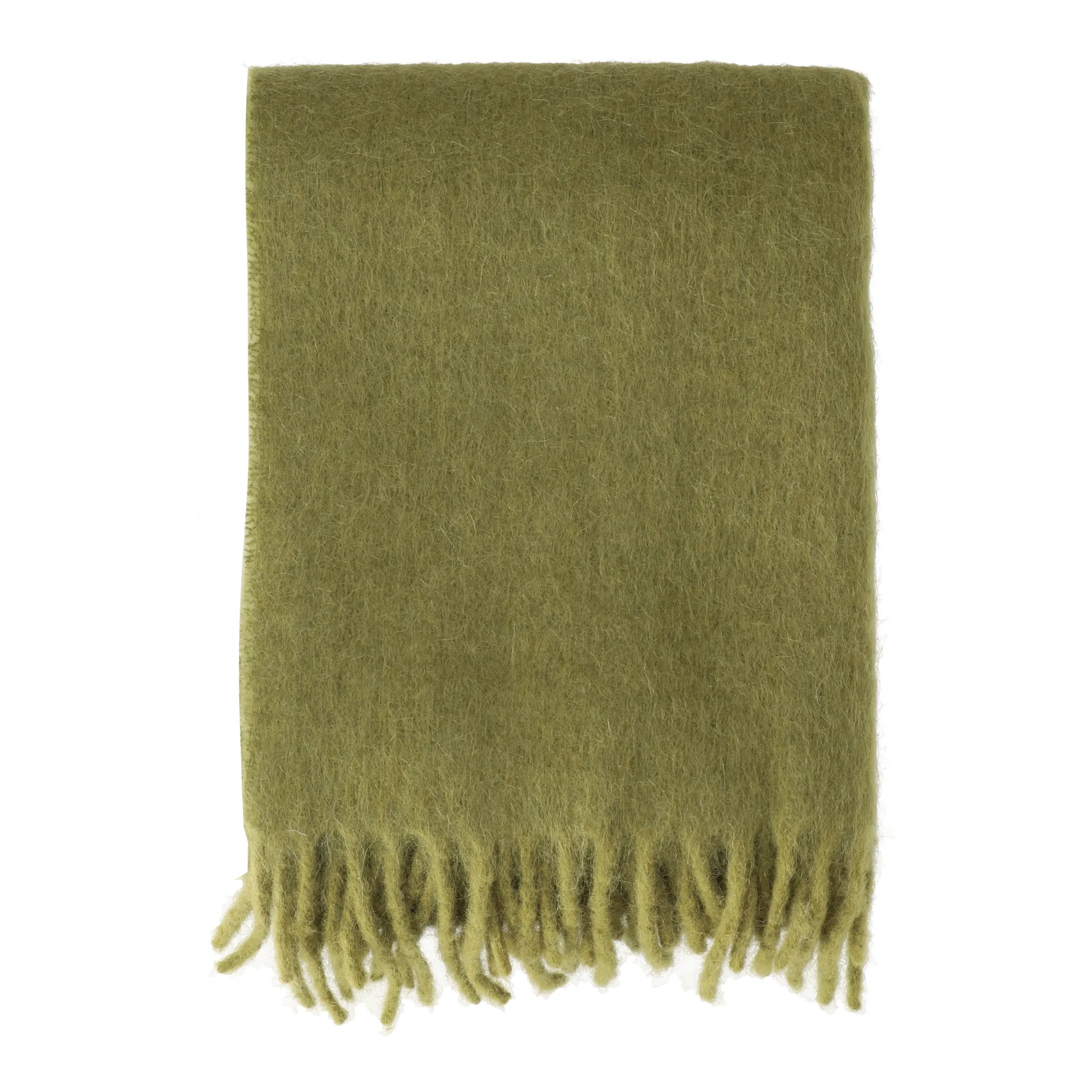 Dune mohair 沙丘系列毛毯 130x170 cm, 橄榄色 Scandi Living