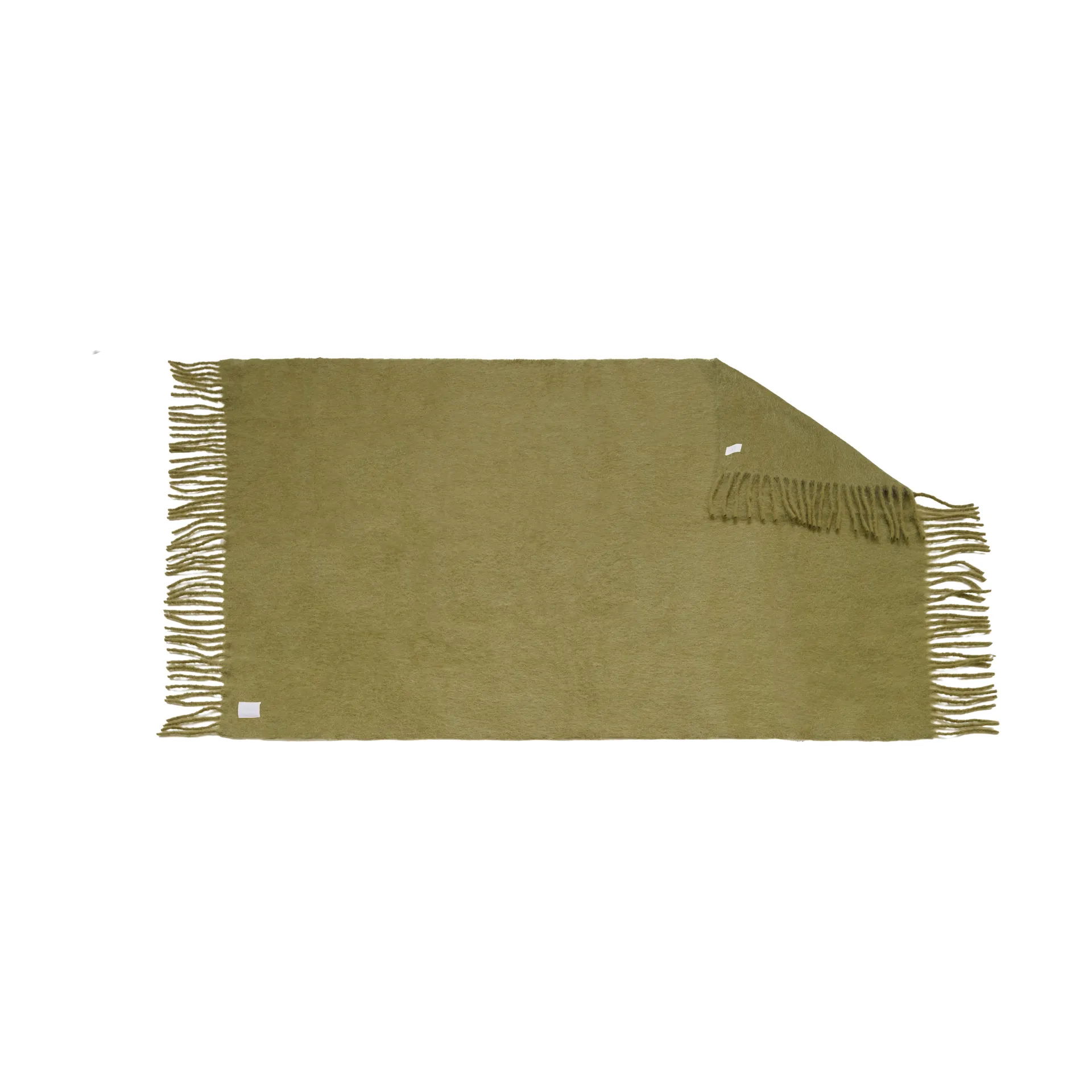Dune mohair 沙丘系列毛毯 130x170 cm, 橄榄色 Scandi Living