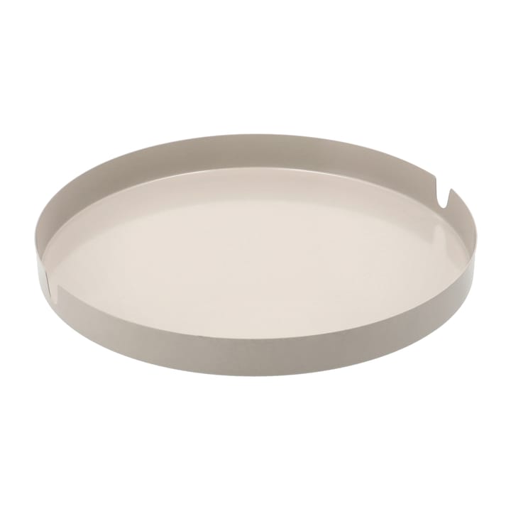 Edgy tray Ø30 cm, Greige Scandi Living