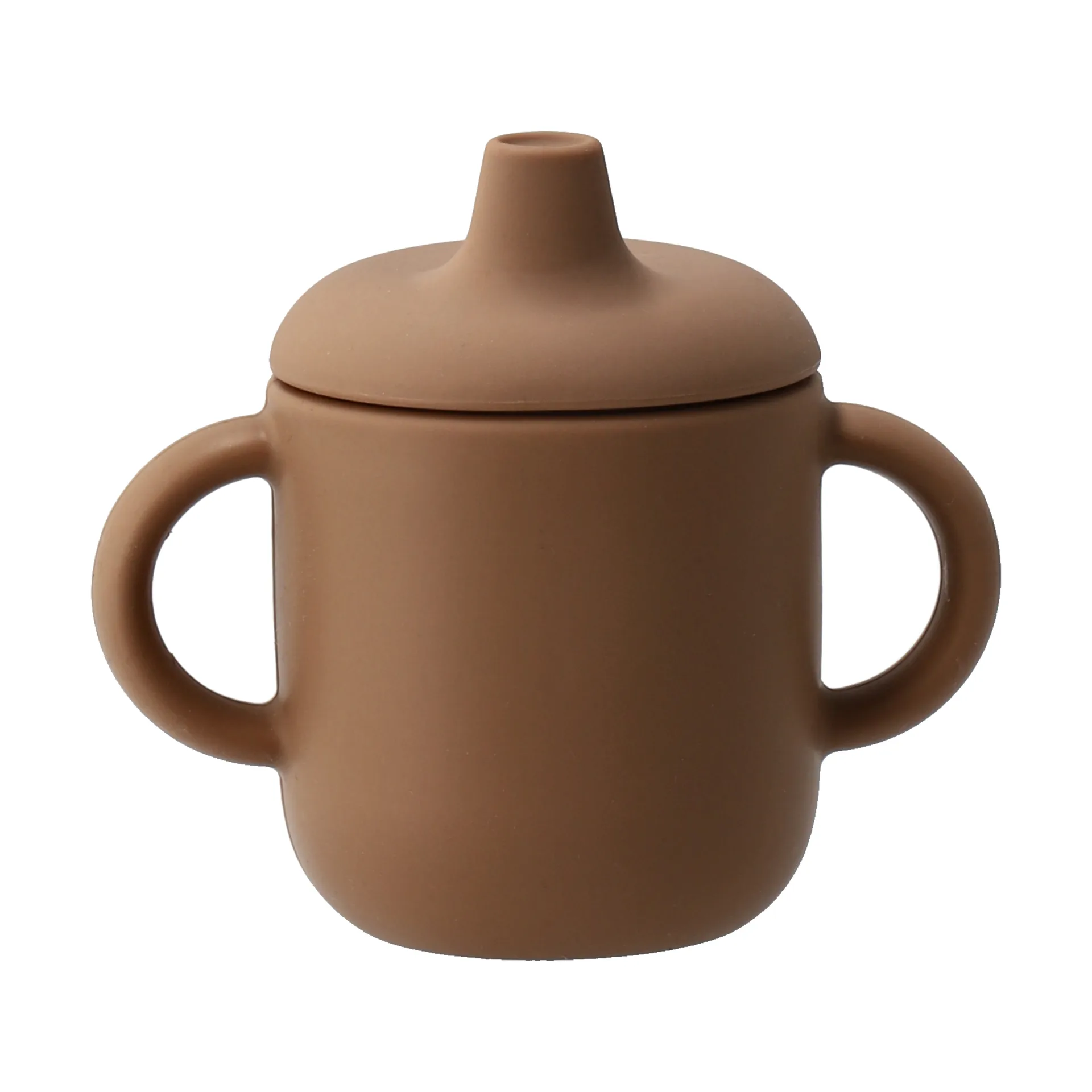 Elvie艾维尔 宝宝学饮杯 硅胶款 180ml, 榛子红 Scandi Living