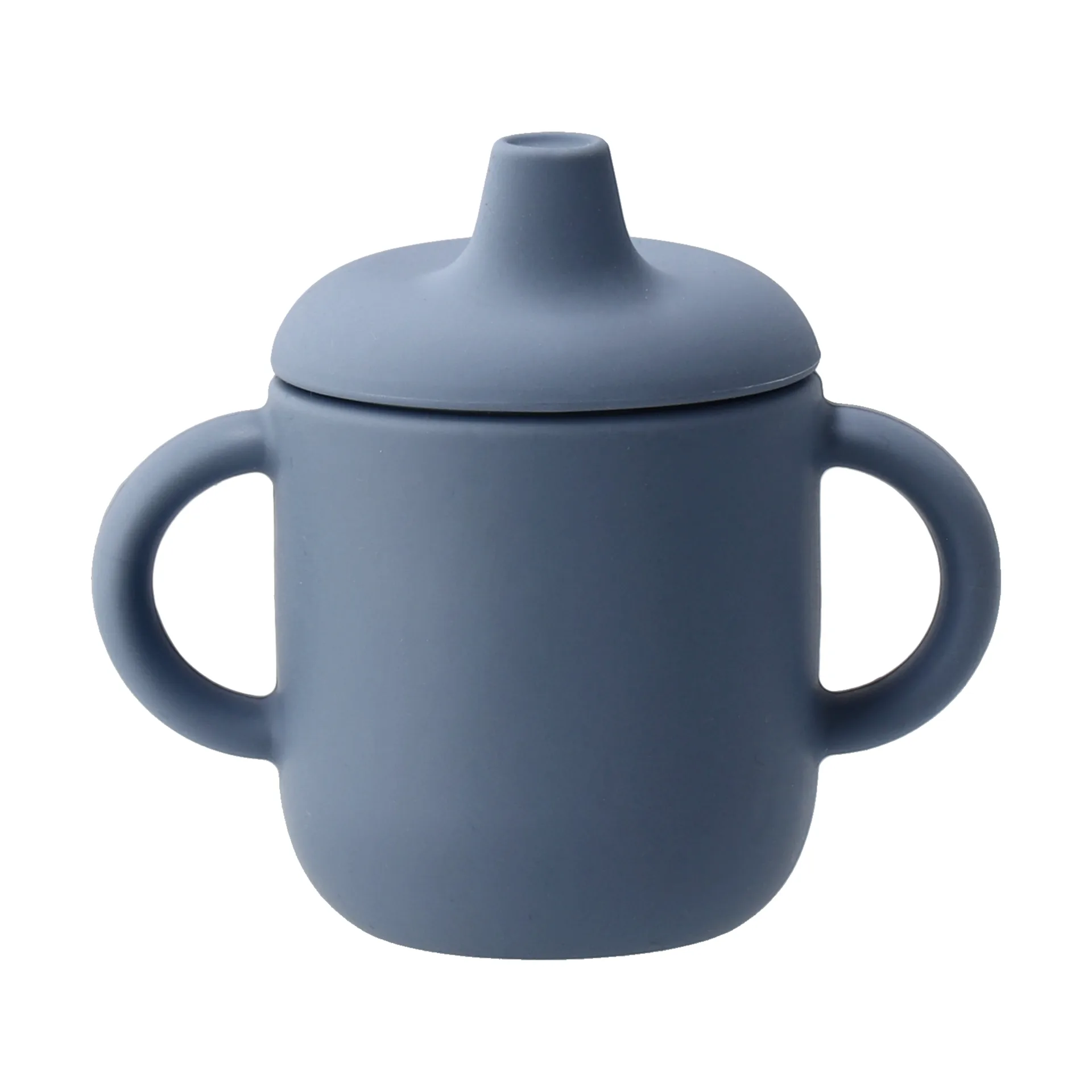 Elvie艾维尔 宝宝学饮杯 硅胶款 180ml, 蓝色 Scandi Living