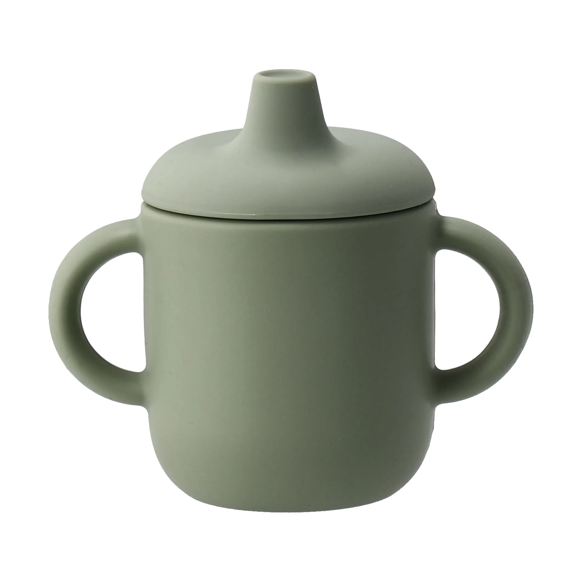 Elvie艾维尔 宝宝学饮杯 硅胶款 180ml, 绿色 Scandi Living