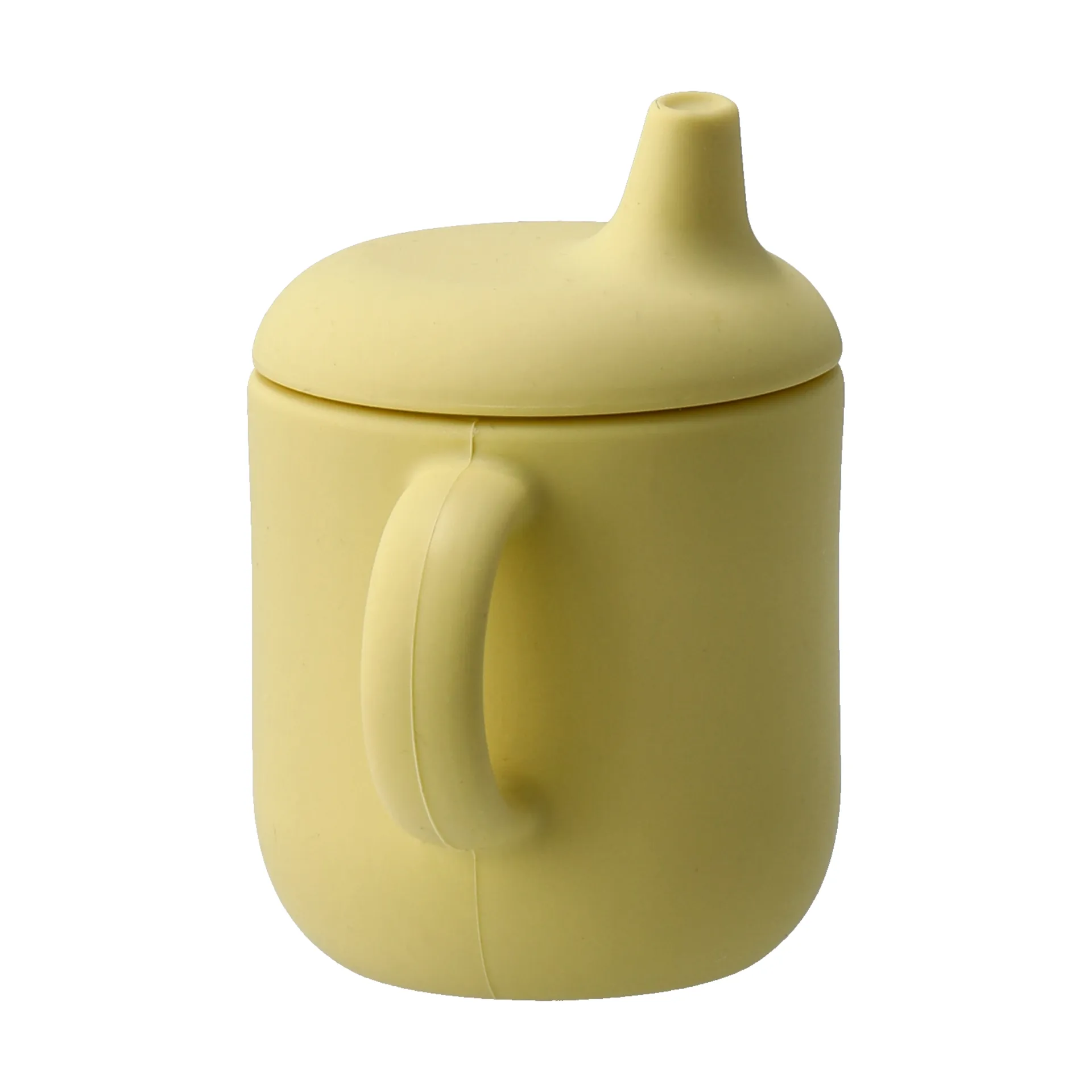 Elvie艾维尔 宝宝学饮杯 硅胶款 180ml, 柠檬黄 Scandi Living