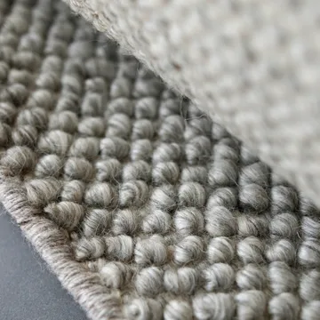 Flock 天然灰色羊毛地毯 - 170x240cm - Scandi Living