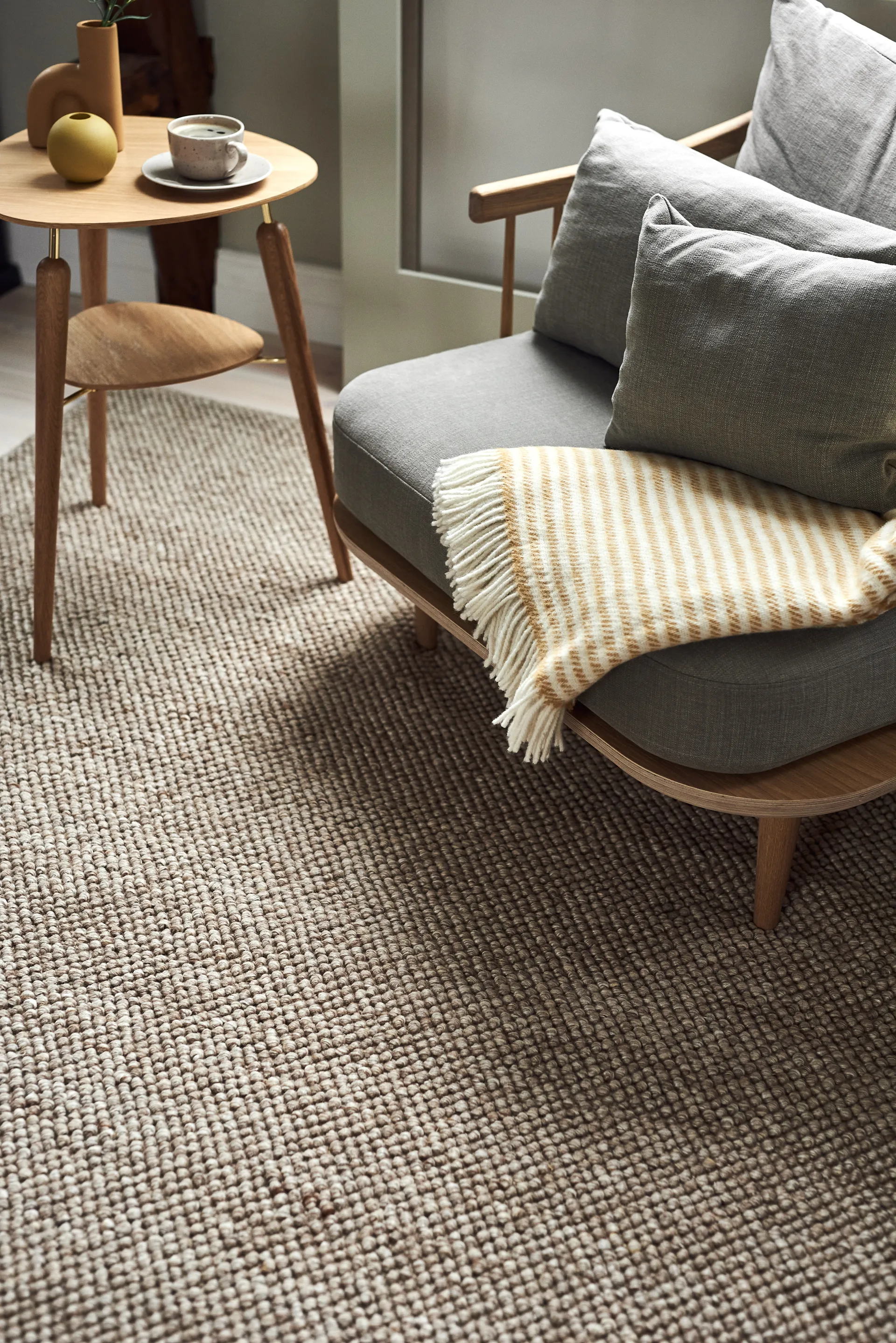 Flock 羊毛地毯 beige, 170x240cm Scandi Living
