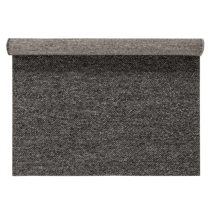 Flock 羊毛地毯 dark grey - 170x240cm - Scandi Living