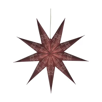 Folk 系列降临节星星装饰灯 - 酒红色_Ø45cm - Scandi Living