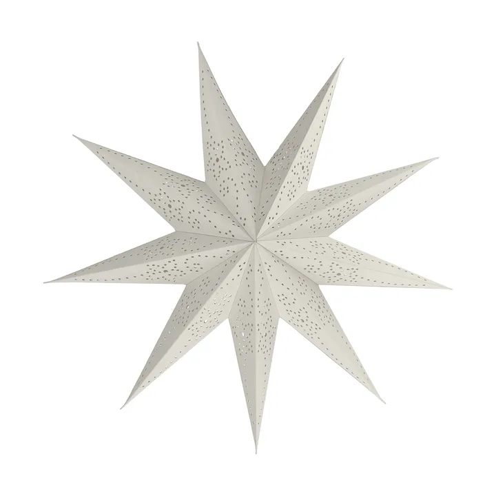 Folk 系列降临节星星装饰灯 - 白色_Ø45cm - Scandi Living