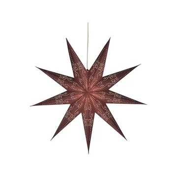 Folk 系列降临节星星装饰灯 - 酒红色_Ø60cm - Scandi Living