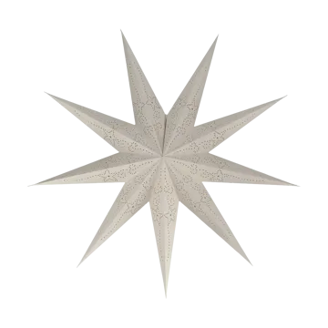 Folk advent star - 白色_Ø80cm - Scandi Living