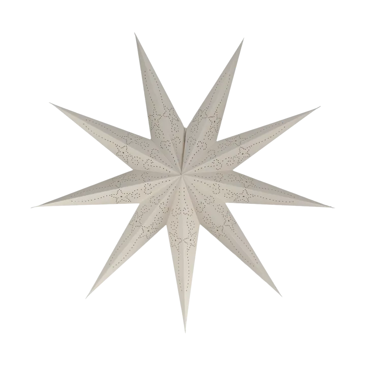 Folk advent star - 白色_Ø80cm - Scandi Living