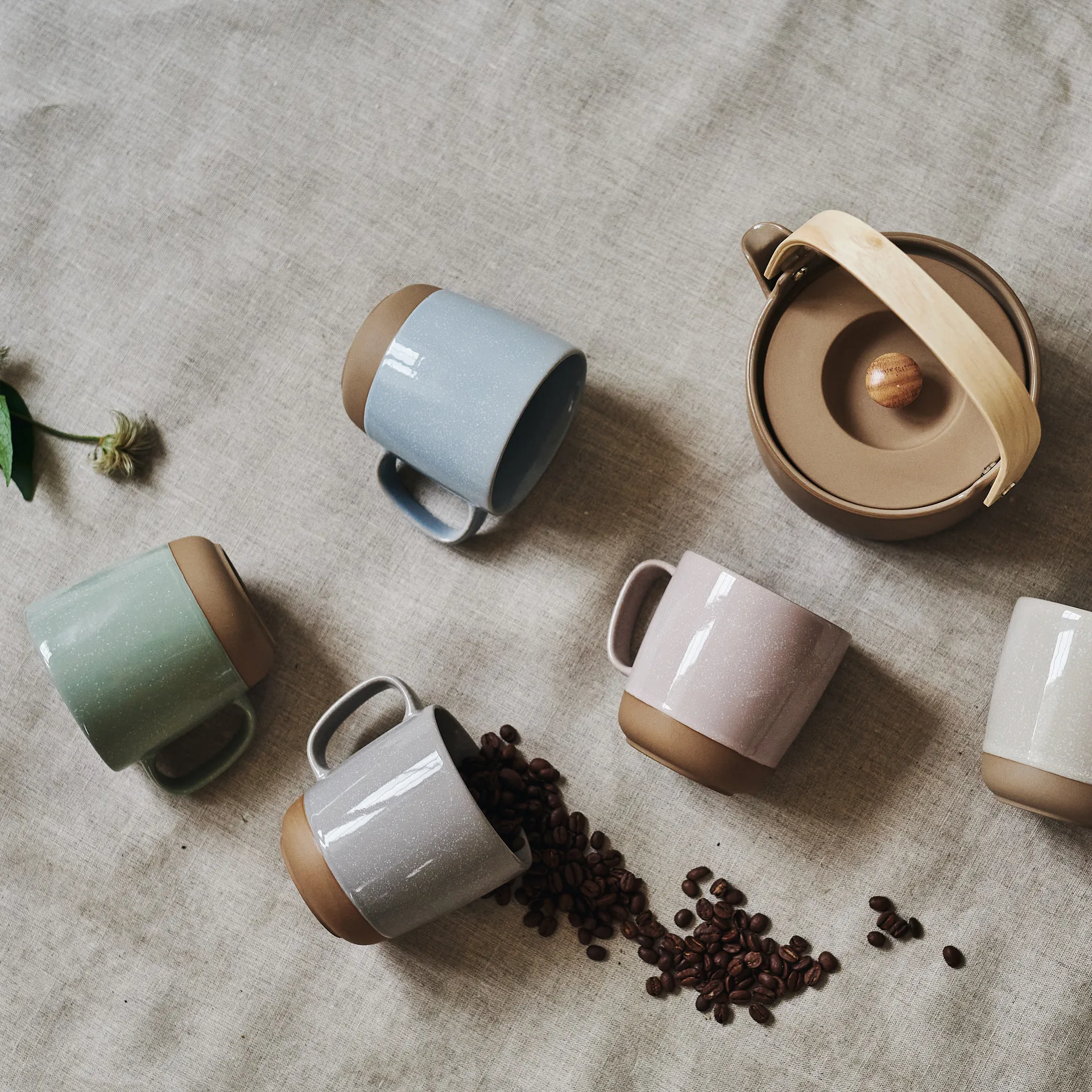 Fossil 马克杯 35 cl, 绿色 Scandi Living