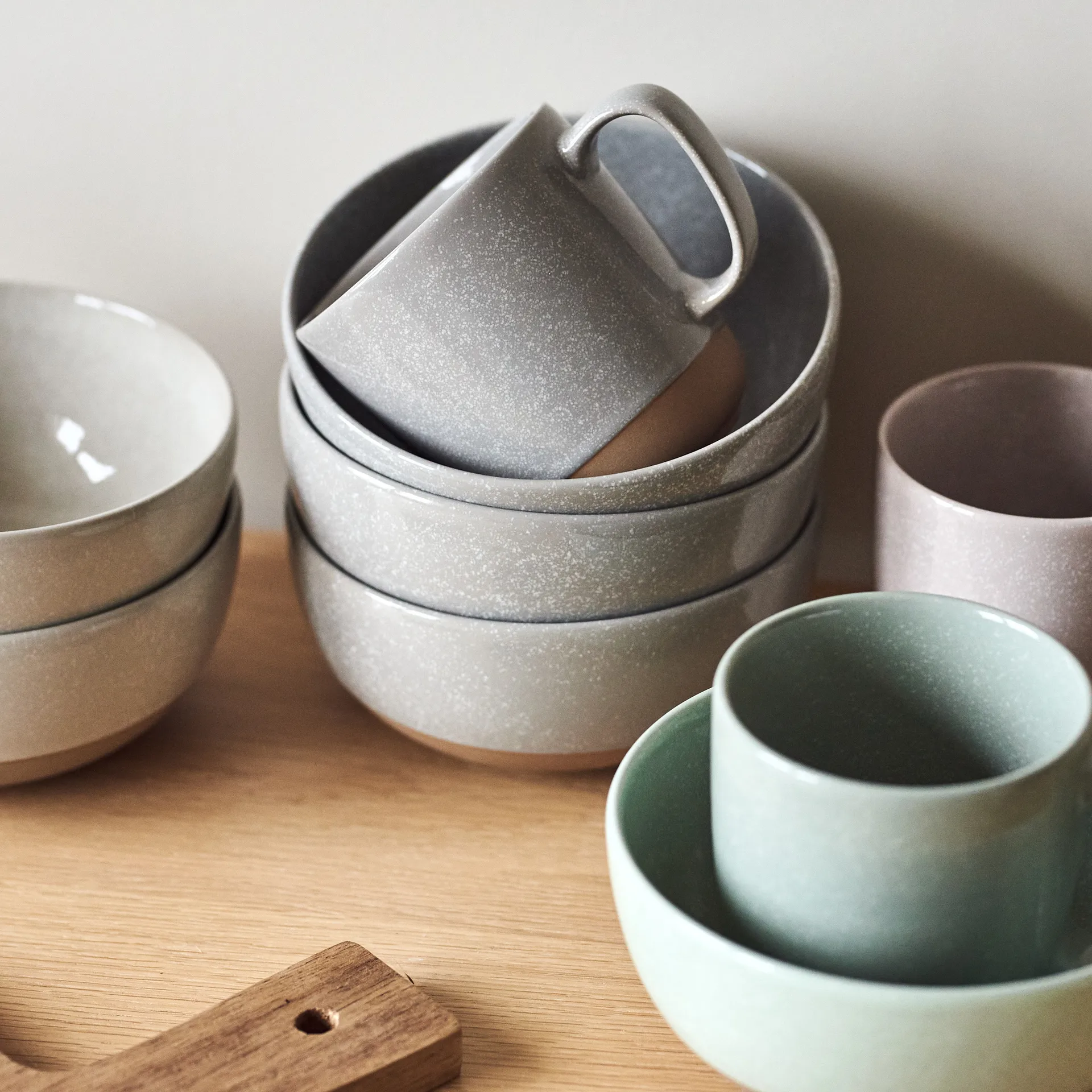 Fossil 碗  60 cl, 绿色 Scandi Living