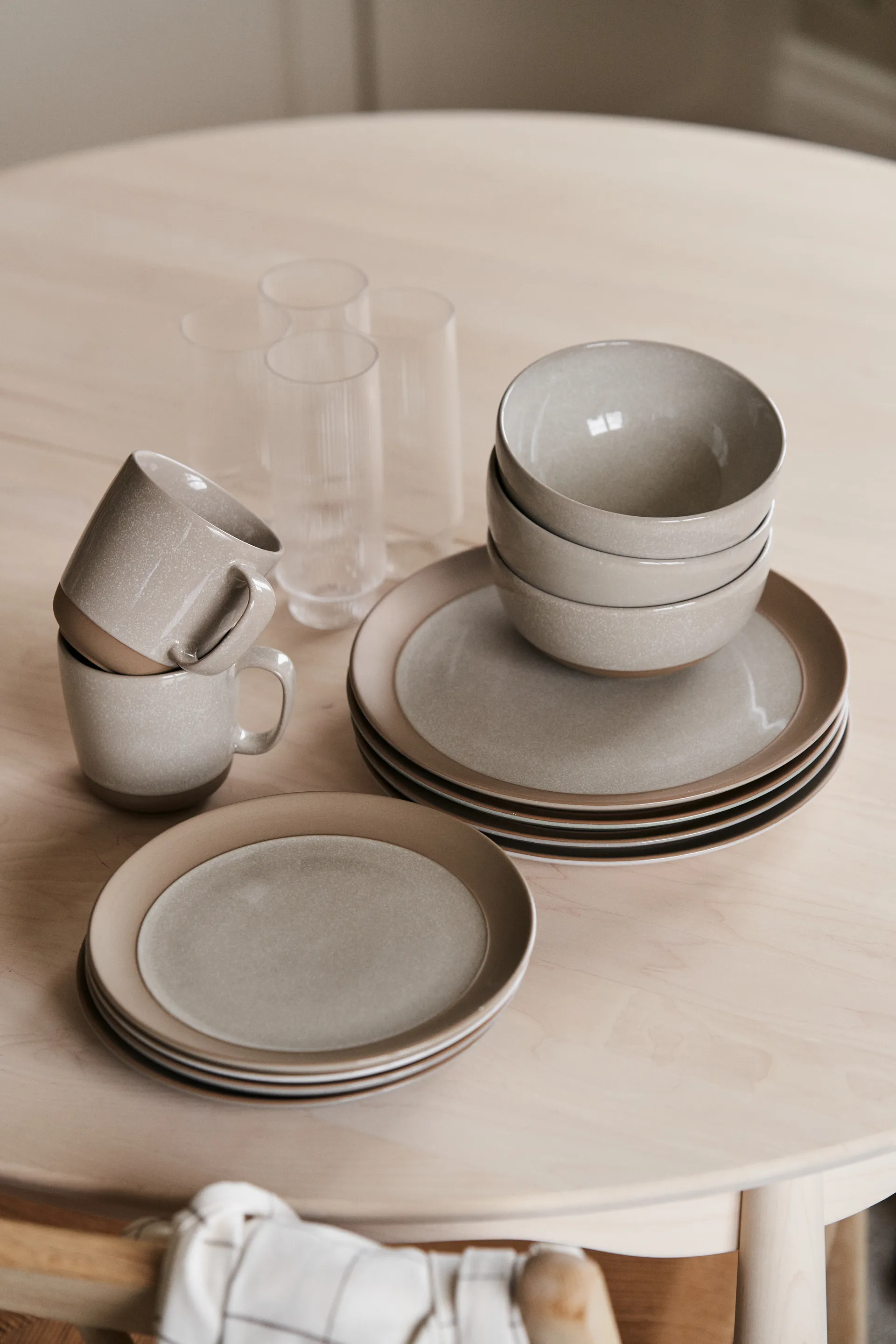 Fossil small 盘子 Ø21 cm, 米色 Scandi Living