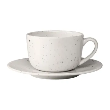 Freckle小雀斑 杯子和碟子 260ml - 白色 - Scandi Living