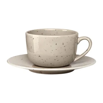 Freckle小雀斑 杯子和碟子 260ml - 米色 - Scandi Living