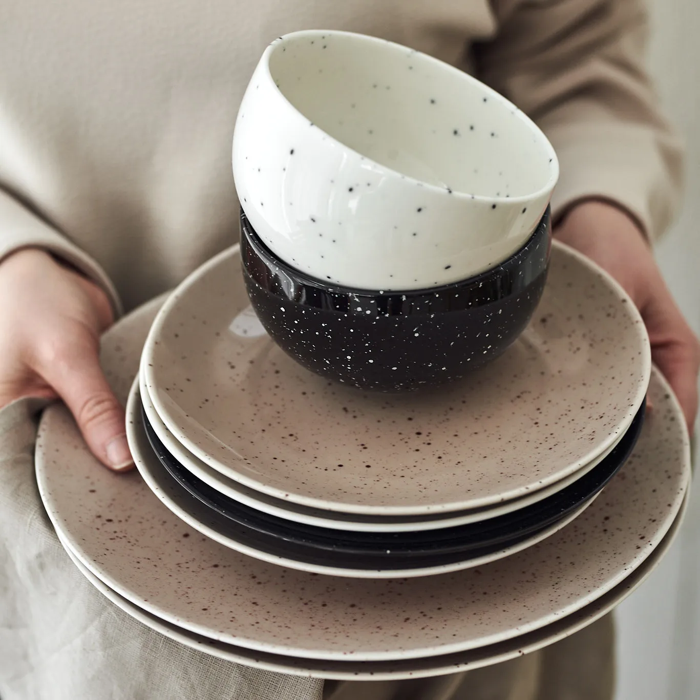 Freckle小雀斑 碗 600ml, 黑色 Scandi Living