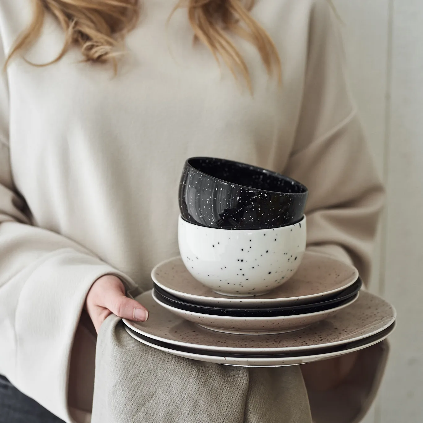 Freckle小雀斑 碗 600ml, 白色 Scandi Living