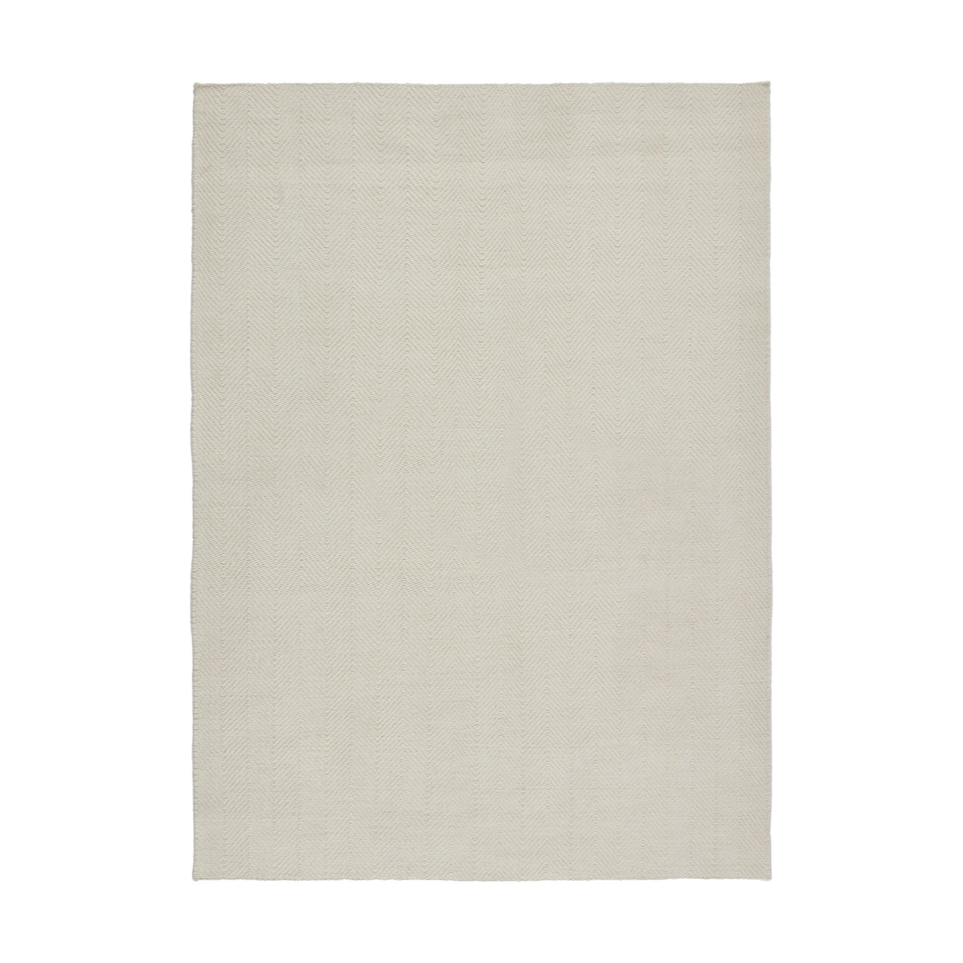 Furrow 羊毛地毯 natural white, 170x240 cm Scandi Living