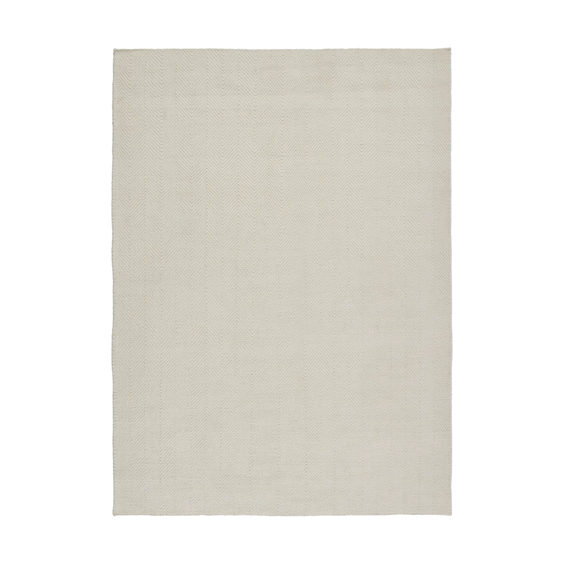 Furrow 羊毛地毯 natural white, 170x240cm Scandi Living