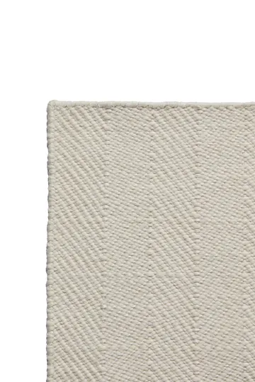 Furrow 羊毛地毯 natural white - 170x240cm - Scandi Living