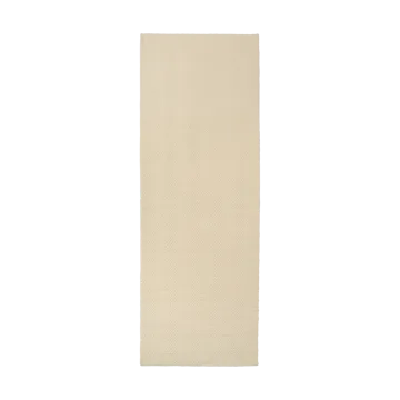 Furrow 羊毛地毯 natural white - 80x240cm - Scandi Living