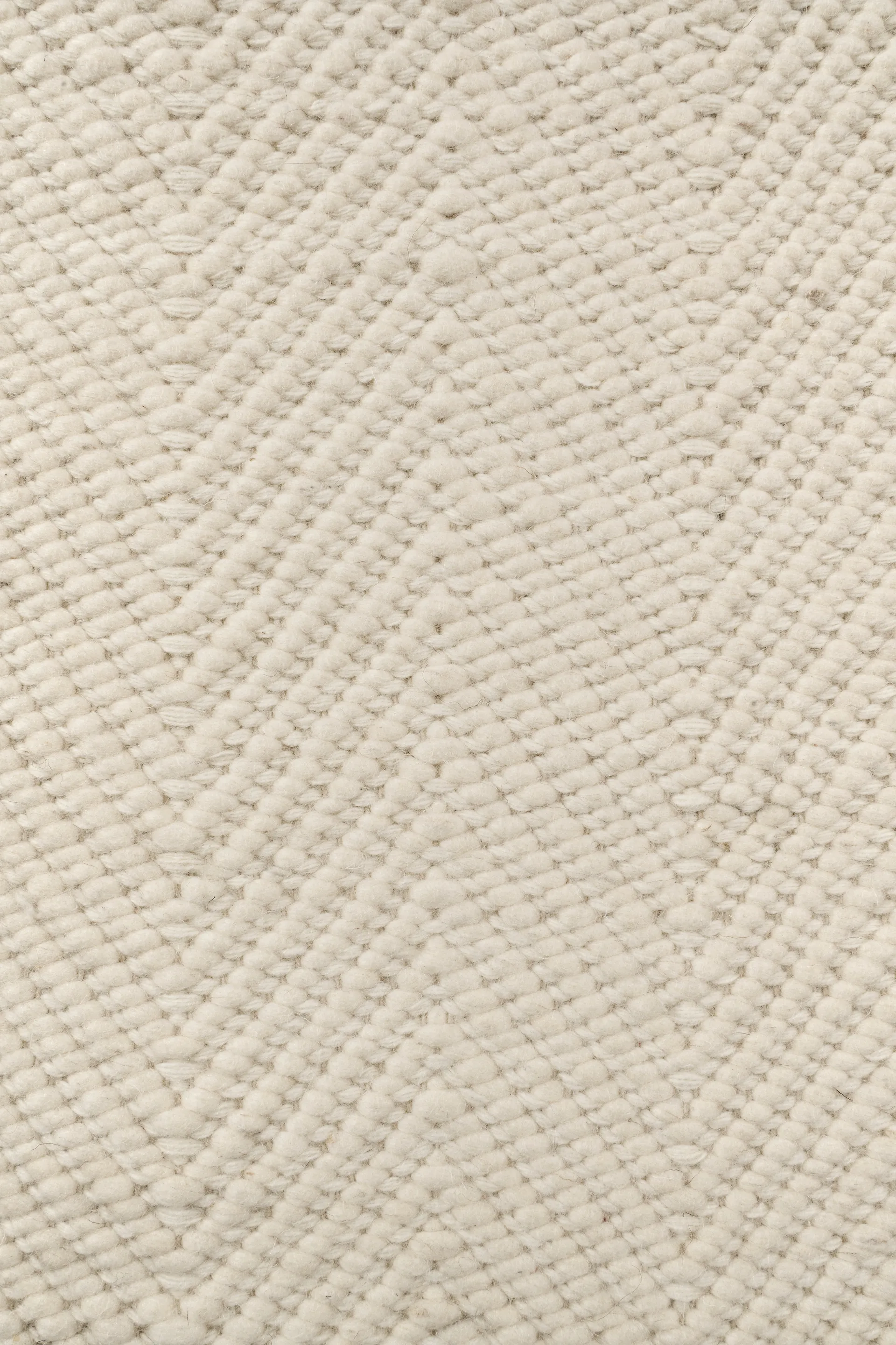 Furrow 羊毛地毯 natural white, 80x240cm Scandi Living