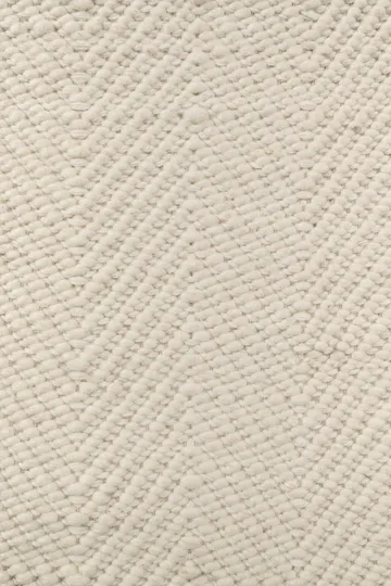 Furrow 羊毛地毯 natural white - 80x240cm - Scandi Living