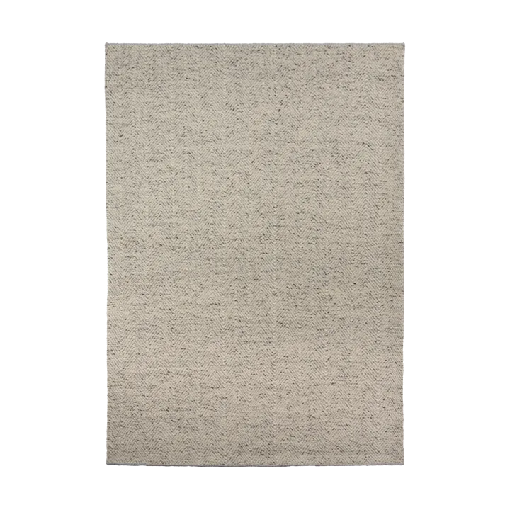 Furrow 羊毛地毯 natural white/grey - 170x240cm - Scandi Living