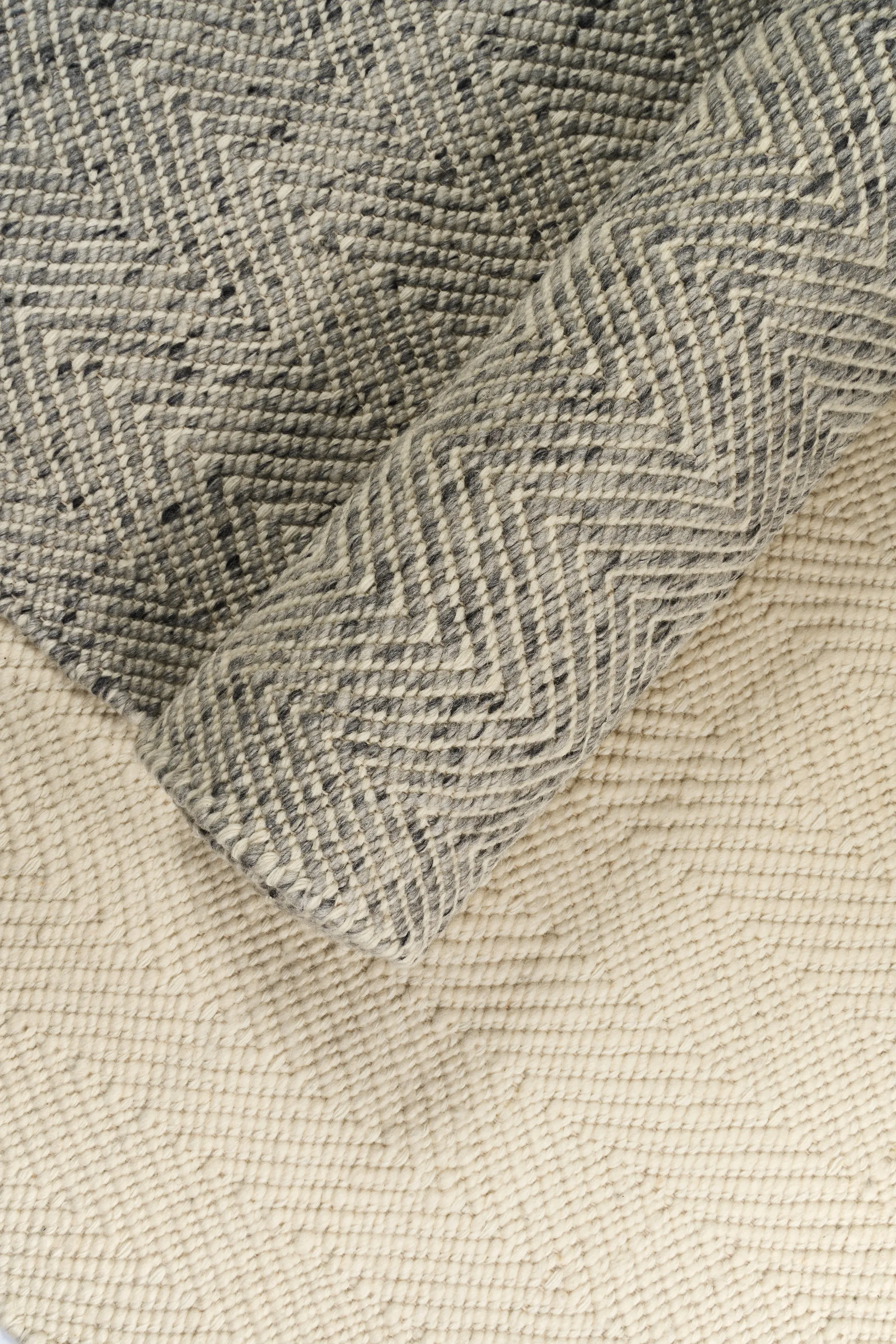 Furrow 羊毛地毯 natural white/grey, 170x240cm Scandi Living