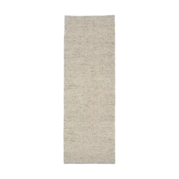Furrow 羊毛地毯 natural white/grey - 80x240cm - Scandi Living