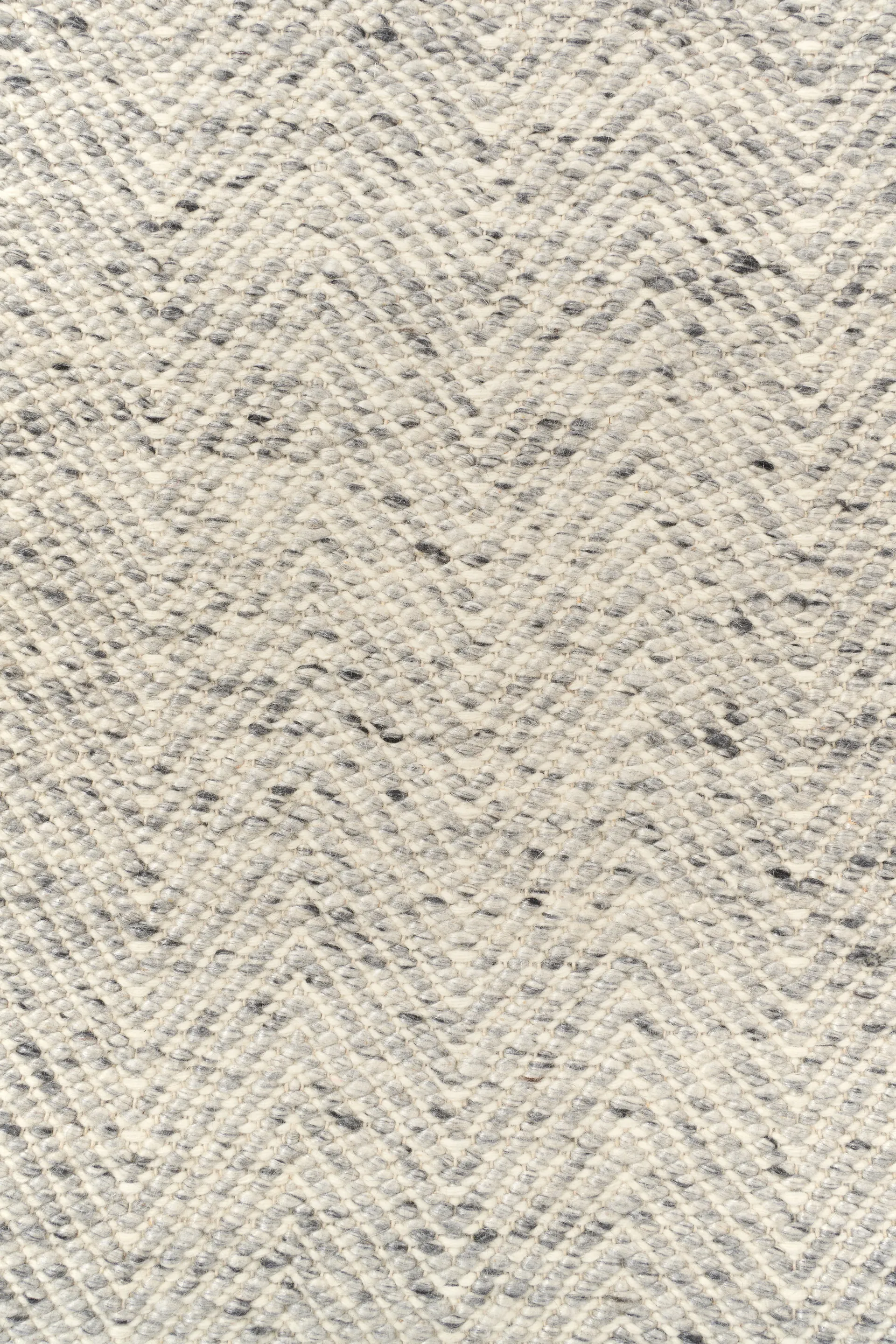 Furrow 羊毛地毯 natural white/grey, 80x240cm Scandi Living